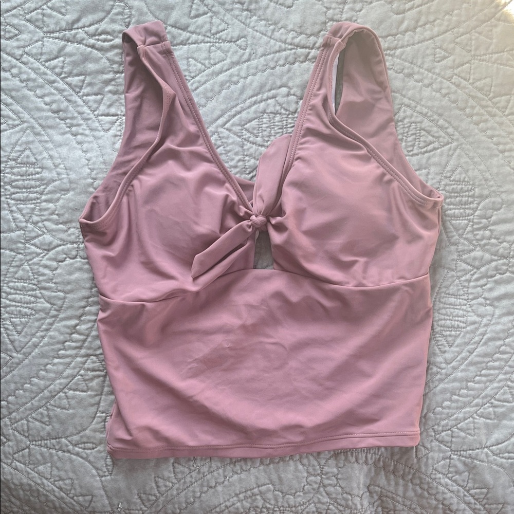 Dusty Mauve Geode Swim Tankini